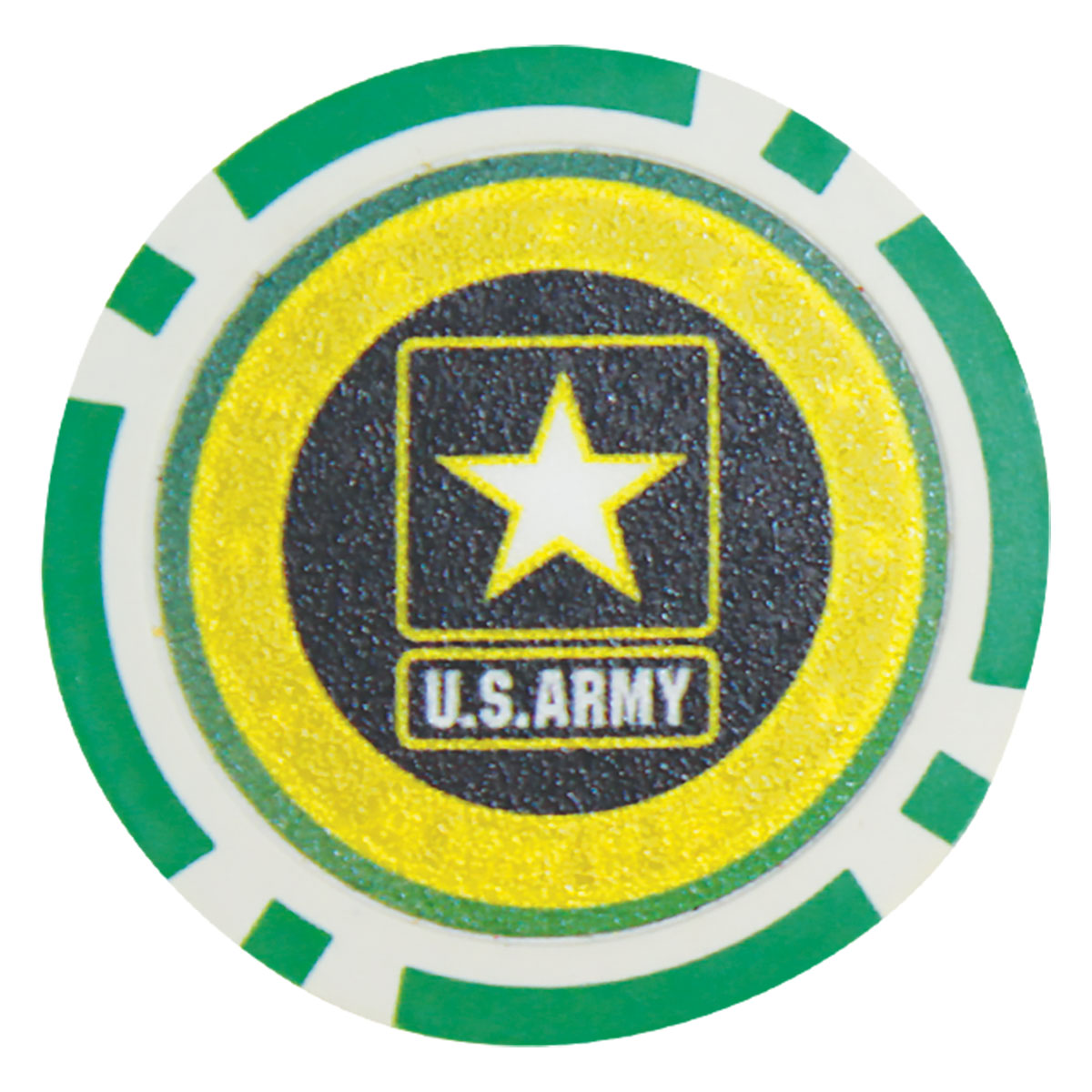 Collectible Poker Chips 8 pc 8 colors United States ARMY poker chips samples set 232 military